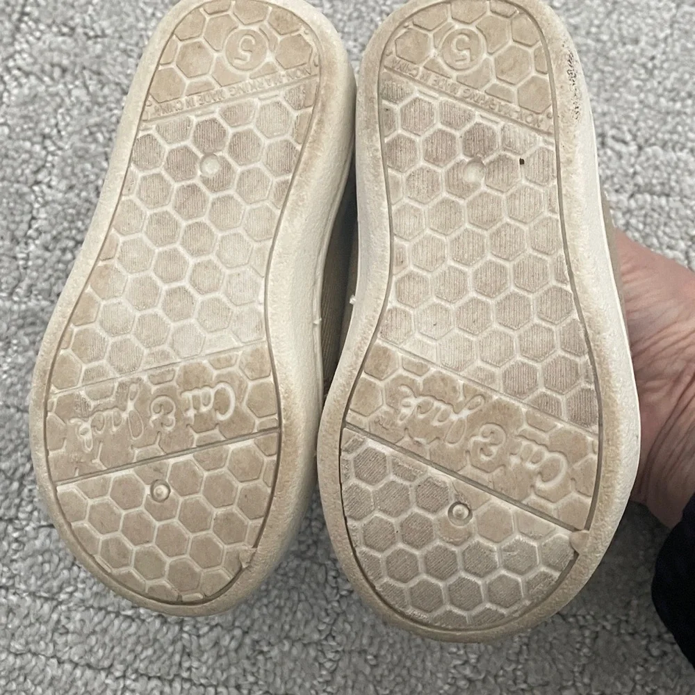 Cat & Jack Tan Baby Shoes with Velcro